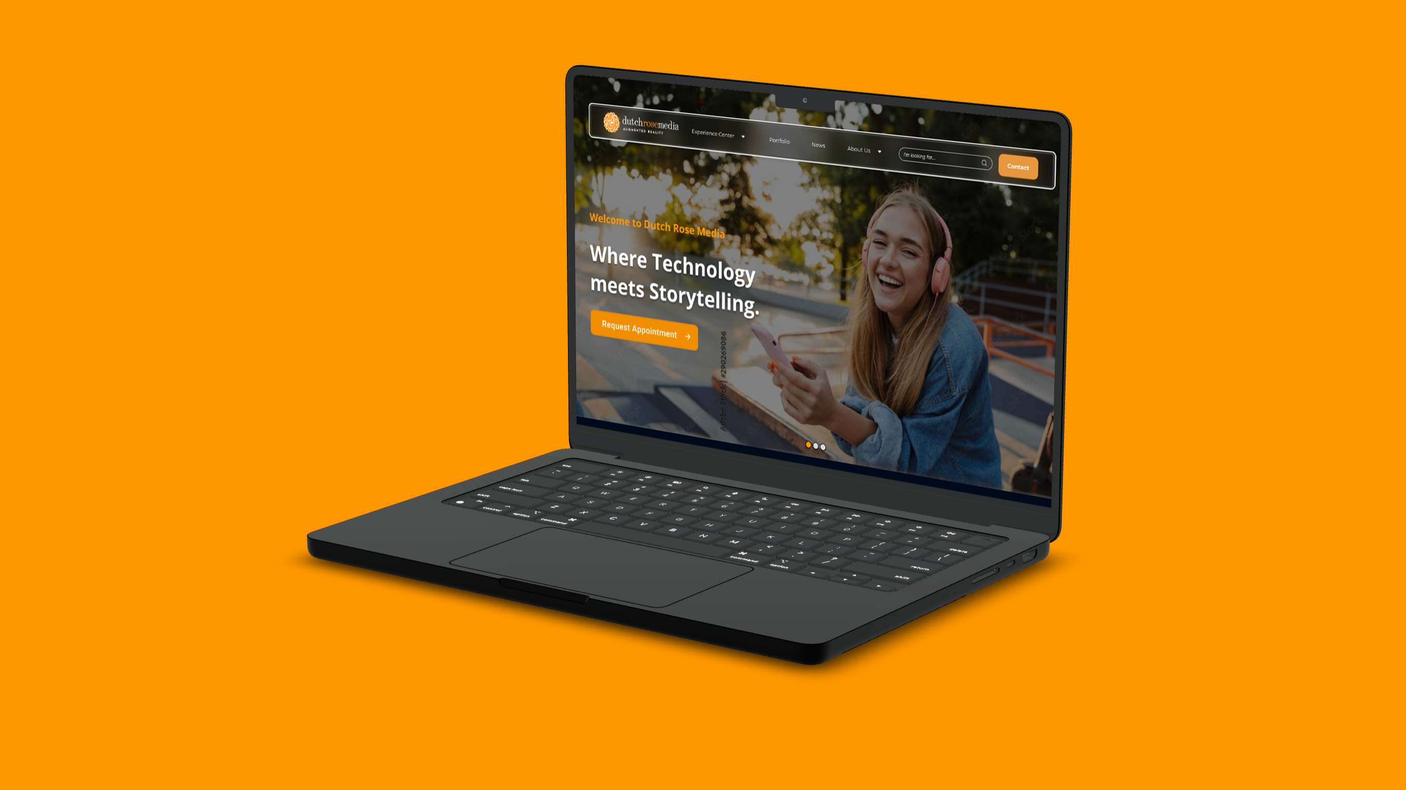 Homepage redesign mockup